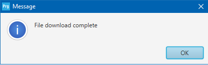 STM32 Cube Programmer Downloading Complete