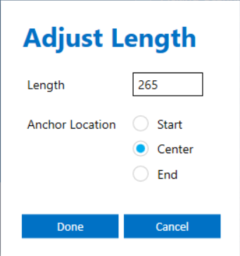Adjust Length control within SensiML DCL Project Explorer